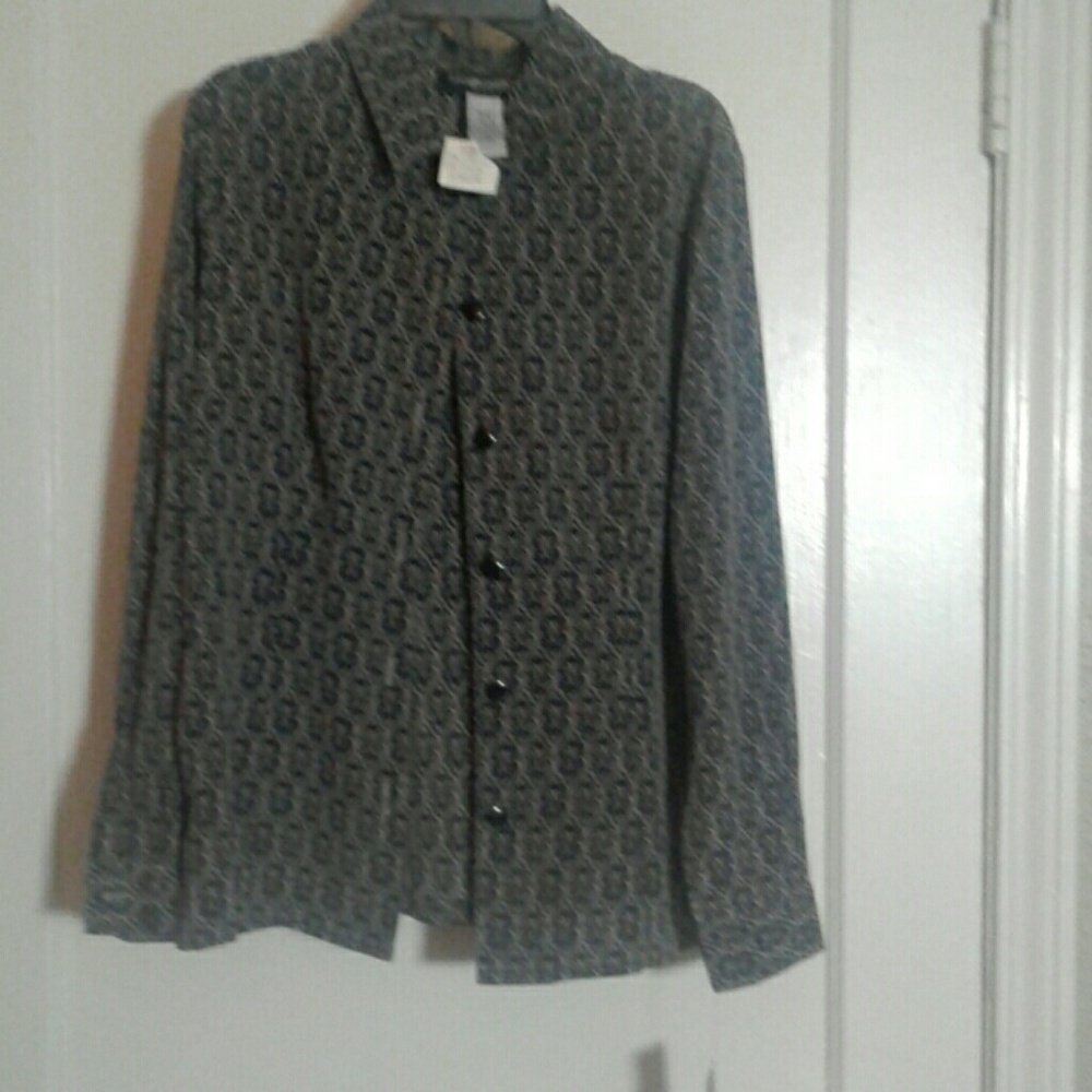 Blause Black and Gray